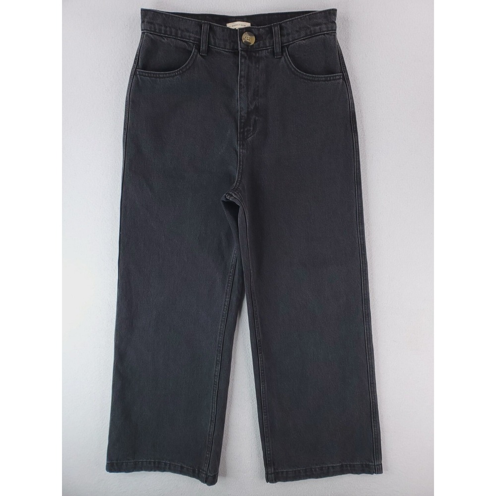 Whimsy Row Jean Women 30 Black Wide Leg Baggy Relaxed Straight Y2K Grunge Skater